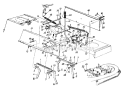 Page B Diagram and Parts List for 1998 Yard Machines Lawn Tractor